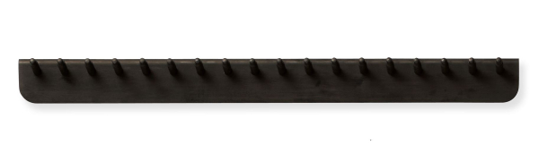 Form & Refine Garderobenleiste schwarz 88cm